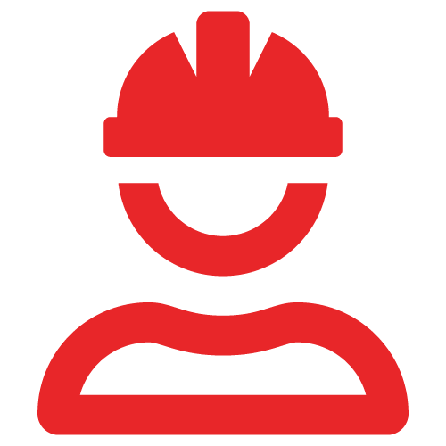 Construction worker icon