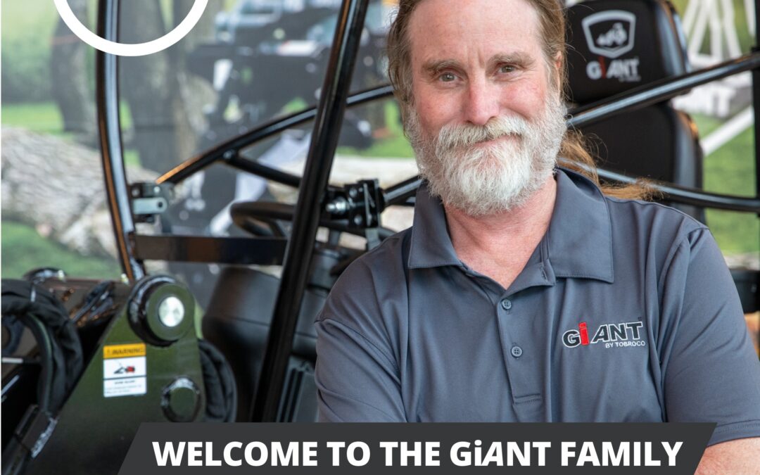 Welcome to the Giant family graphic with man